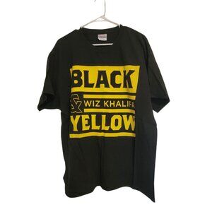 Black & Yellow Wiz Khalifa Size XL Shirt